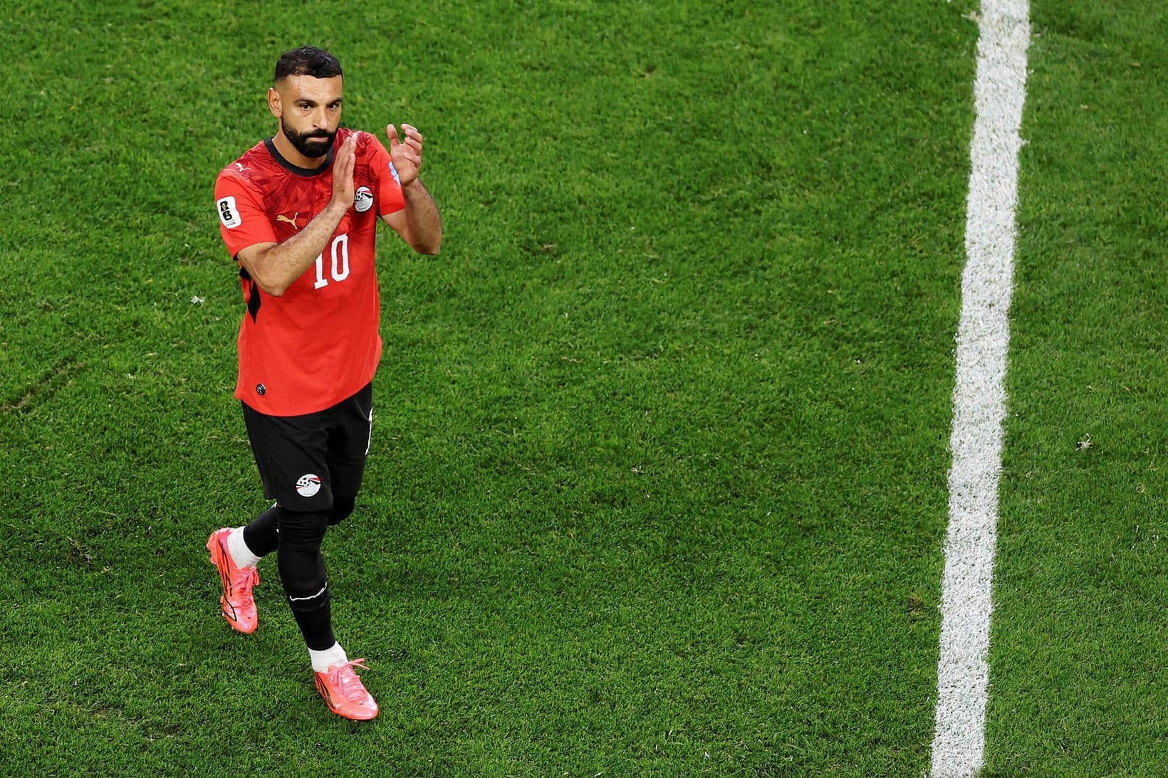 Mohamed Salah meiddist í leik gegn Íran