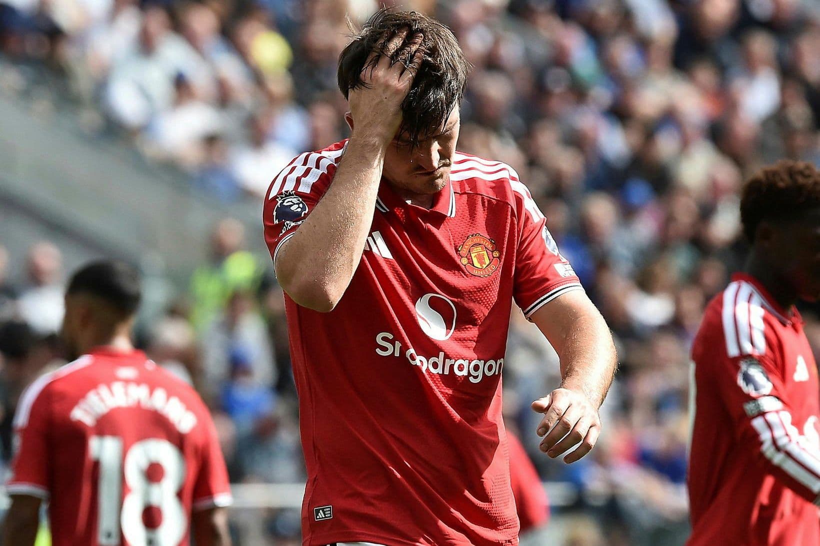 Manchester United fær mörg mörk á sig