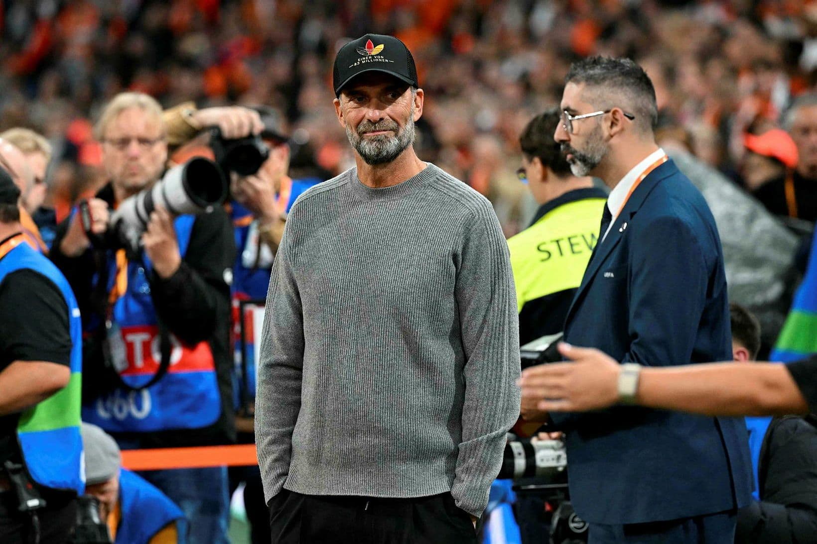 Klopp og van Dijk hittast aftur