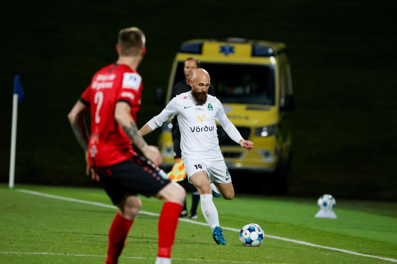 Kristinn fagnar bikarmeistaratitli með Breiðabliki