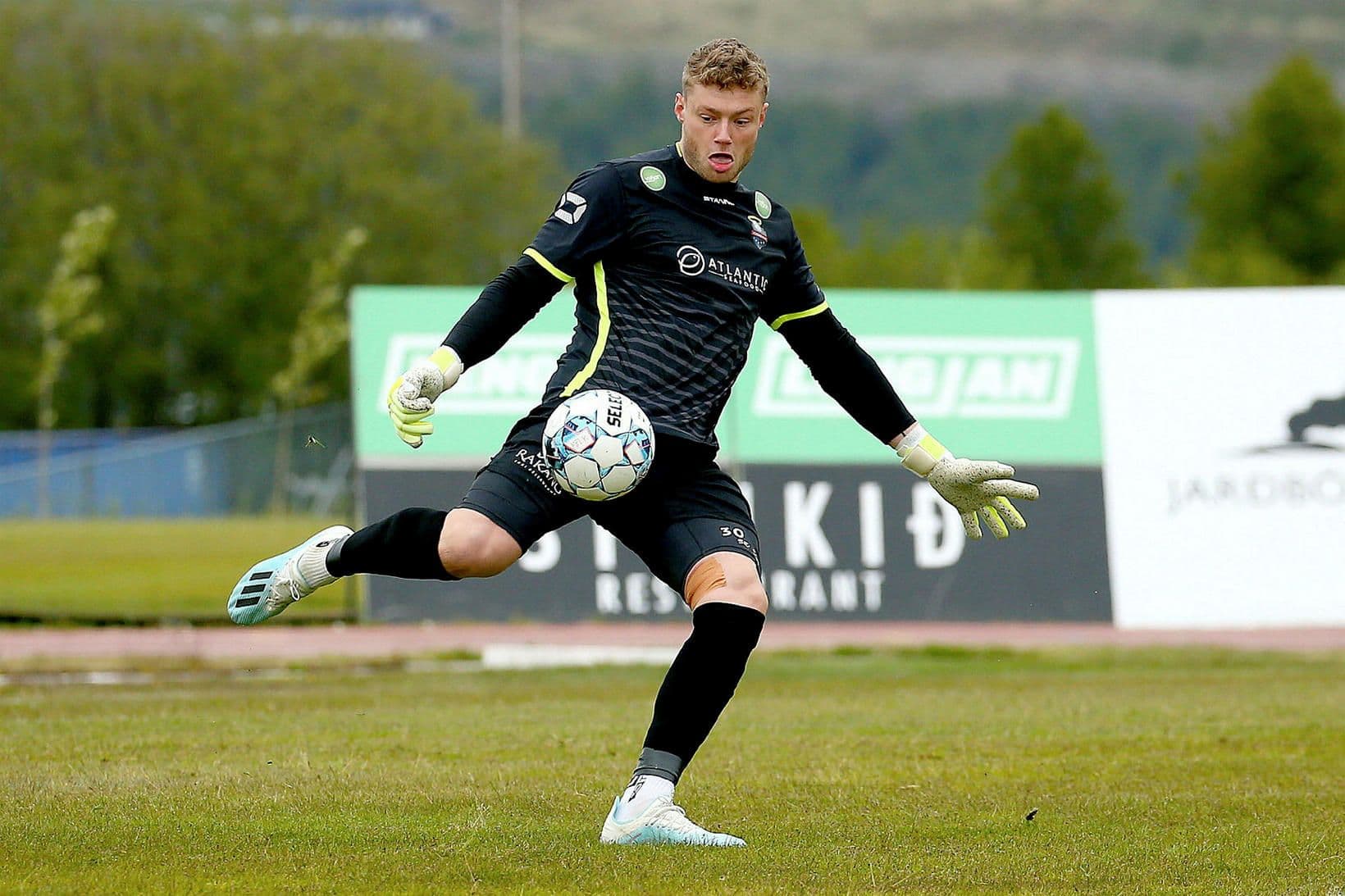 Lukas Jensen varði fjögur víti