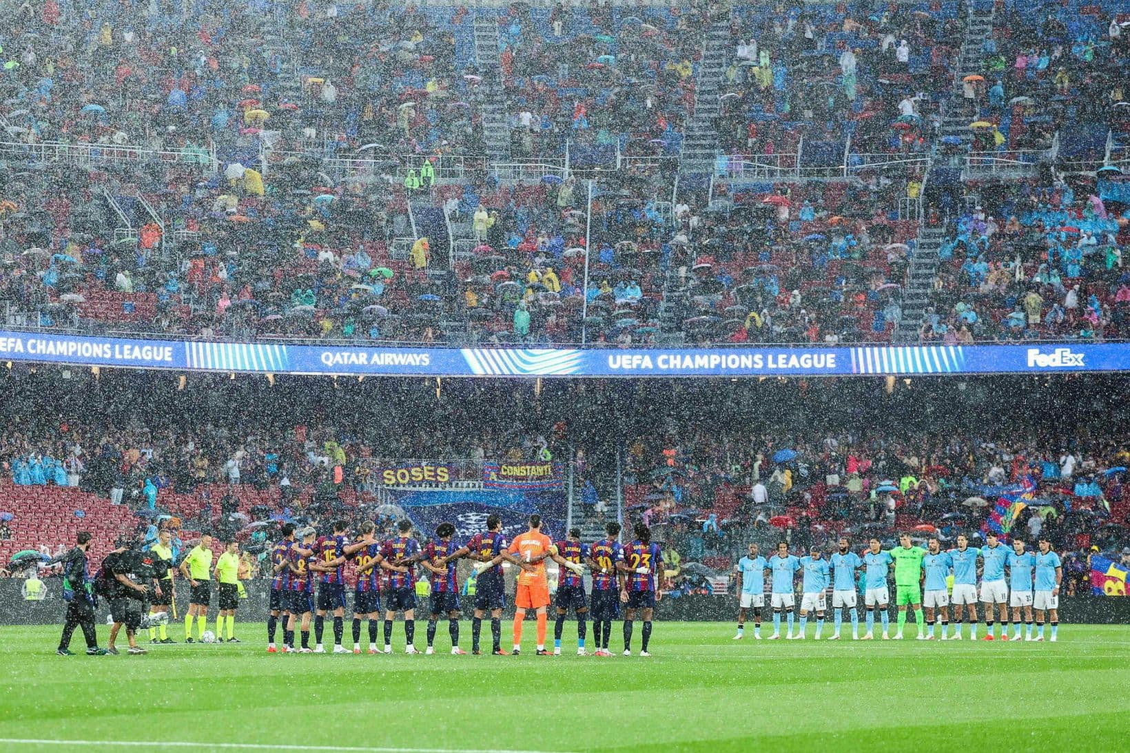 Stór fótboltaleikur í Barcelona