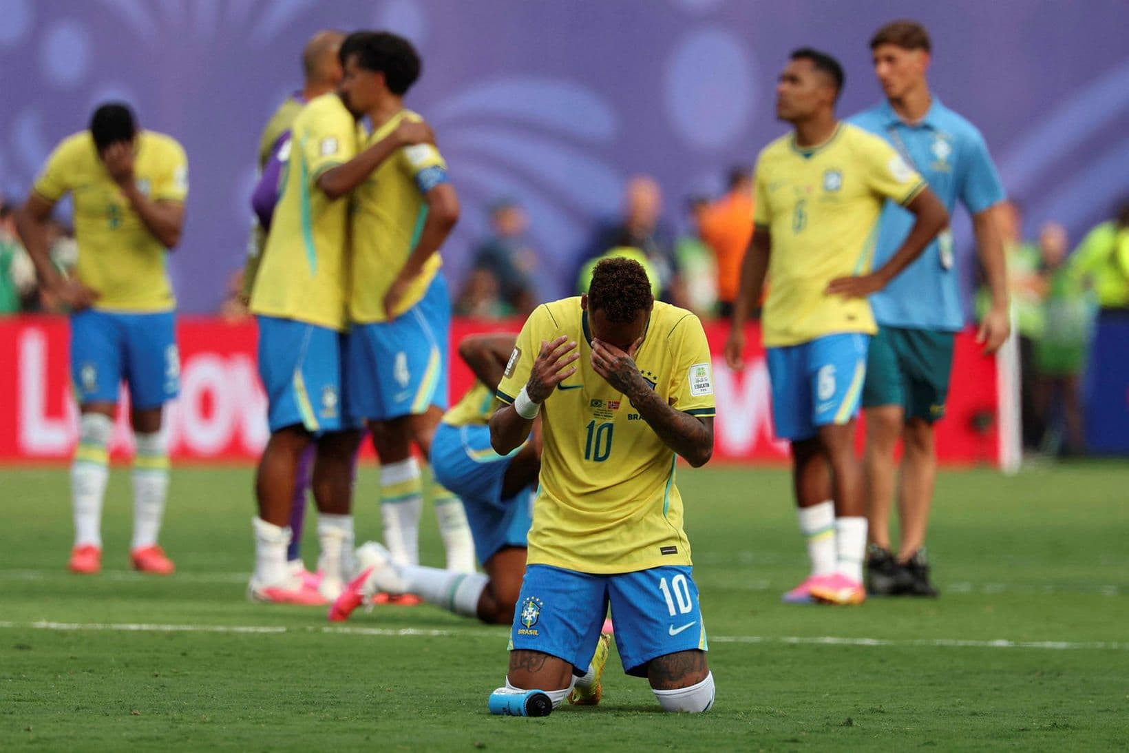 Noregur sigraði Brasilíu í fótbolta