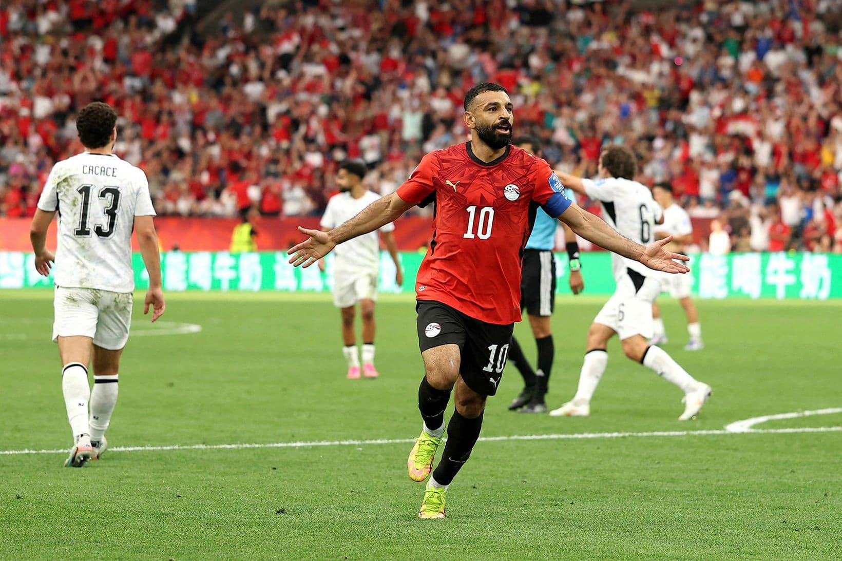 Egyptar vinna sinn fyrsta sigur á HM